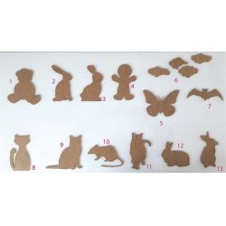 silhouette animaux pour décorer une chambre d'enfant