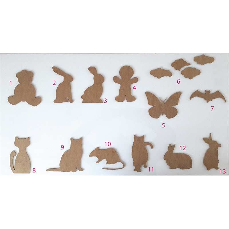silhouette animaux pour décorer une chambre d'enfant silhouette animaux pour décorer une chambre d'enfant