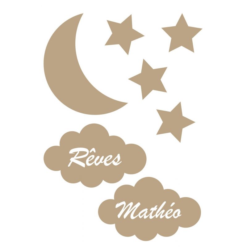 Ciel étoilé chambre enfant, prénom ou terme personnalisable, autour du lit pour de beaux rêves Ciel étoilé chambre enfant, prénom ou terme personnalisable, autour du lit pour de beaux rêves