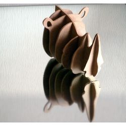 Tête de Rhino façon Puzzle 3d